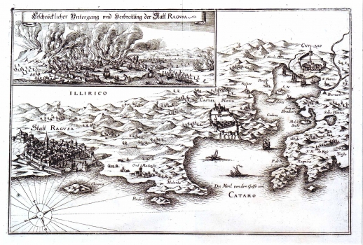 MERIAN,  MATTHÄUS: UMGEBUNG VON DUBROVNIK